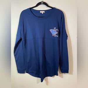 Red Camel T-shirt Women's small Navy Blue Southern Carolina Theme Stretch Casual